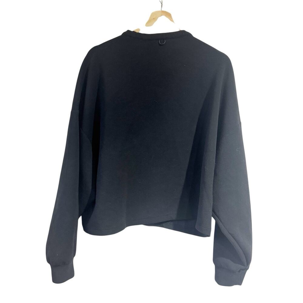 Nike 24.7 ImpossiblySoft Women's Dri-FIT Oversized Crew-Neck Top Black Small - Picture 2 of 4